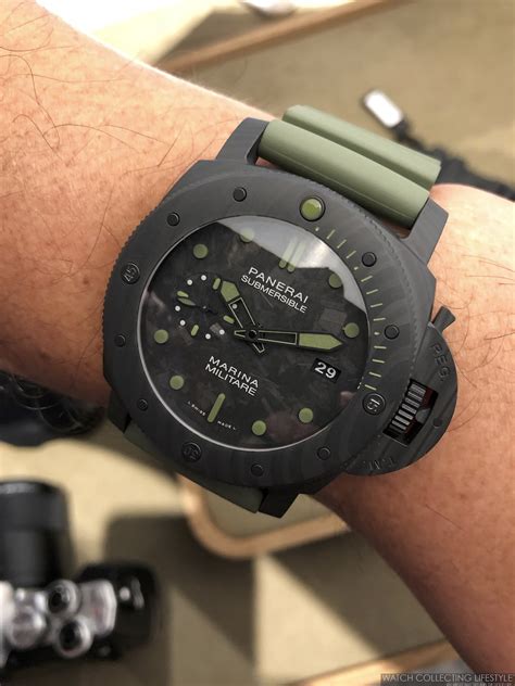 Insider: Panerai Submersible Marina Militare Carbotech Special .